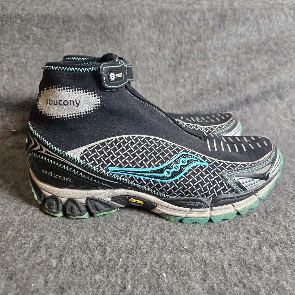 Saucony Women's Black and Blue Running Shoes